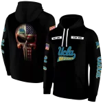 personalized ucla bruins punisher skull black hoodie best selling