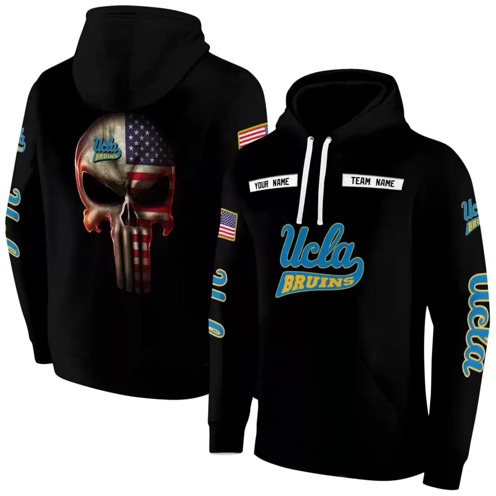 personalized ucla bruins punisher skull black hoodie fashion forward personalized ucla bruins punisher skull black hoodie fashion forward