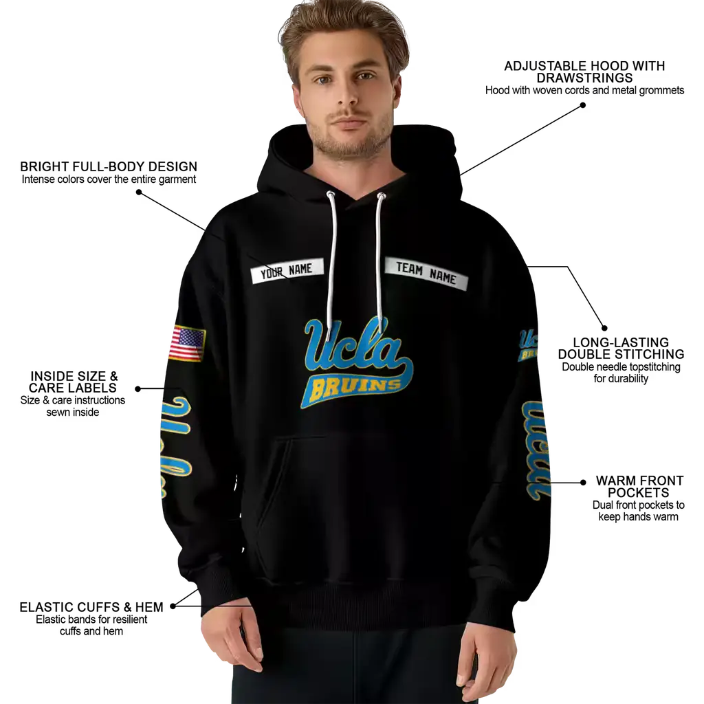 personalized ucla bruins punisher skull black hoodie latest model personalized ucla bruins punisher skull black hoodie latest model