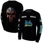 personalized ucla bruins punisher skull black hoodie best selling