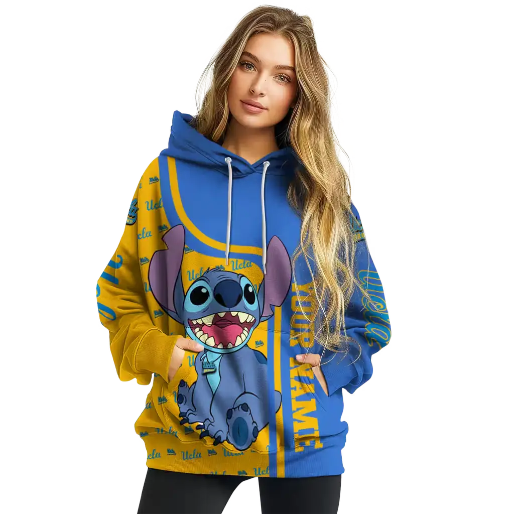 personalized ucla bruins stitch blue hoodie high quality personalized ucla bruins stitch blue hoodie high quality