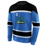 personalized ucla bruins striped pattern blue hoodie best selling