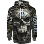 personalized uconn huskies camo skull hoodie best selling