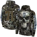 personalized uconn huskies camo skull hoodie best selling