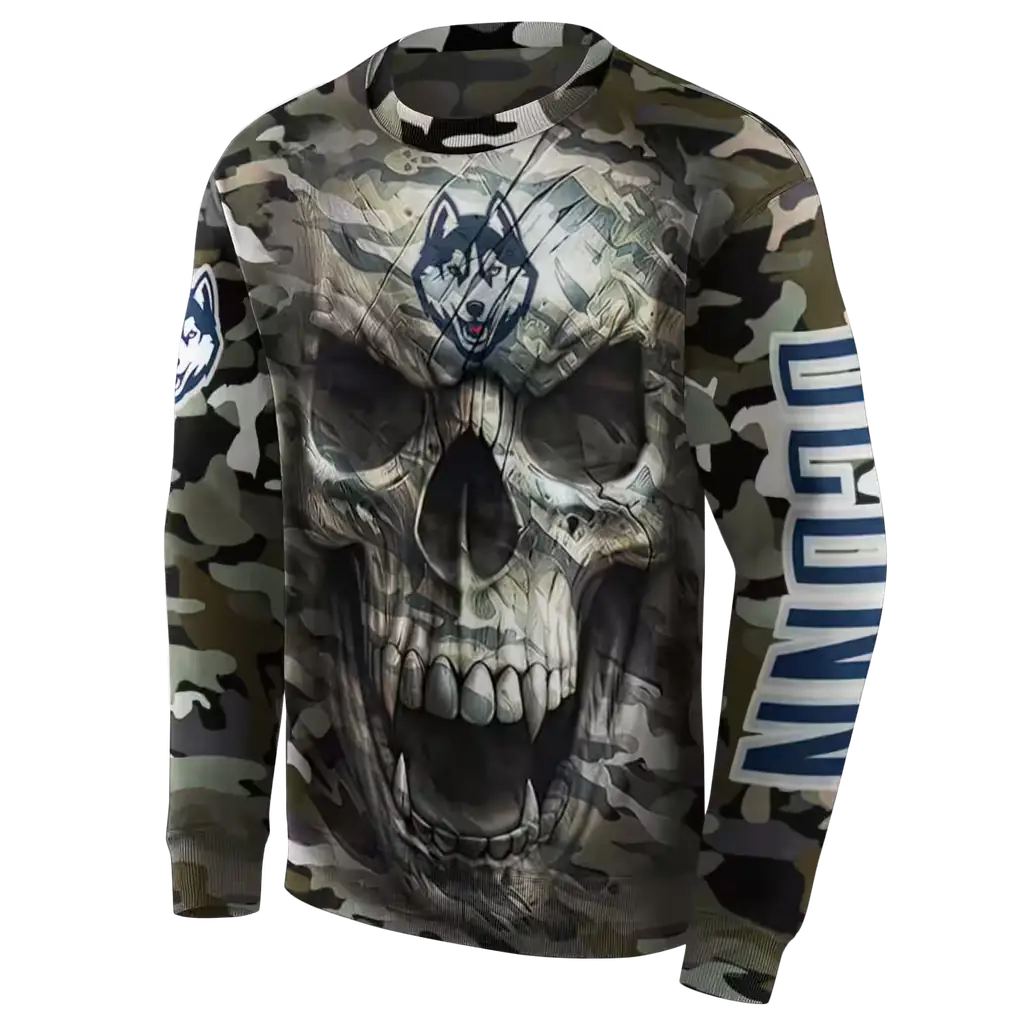 personalized uconn huskies camo skull hoodie new arrival personalized uconn huskies camo skull hoodie new arrival