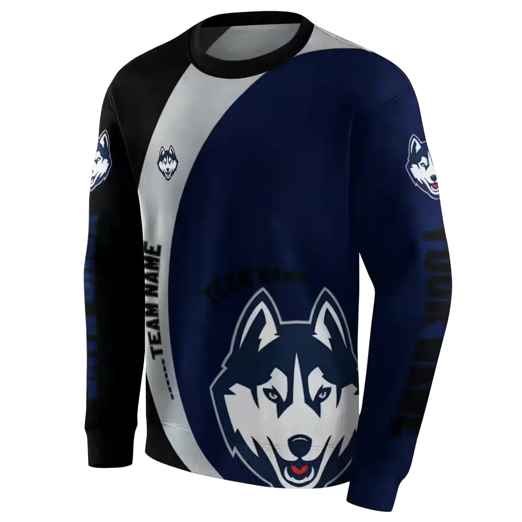 personalized uconn huskies minimalist design blue black hoodie new arrival personalized uconn huskies minimalist design blue black hoodie new arrival