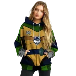 personalized uconn huskies superhero armor blue green hoodie best selling