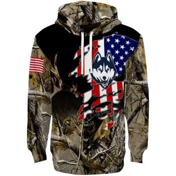 personalized uconn huskies tree camo hoodie best selling