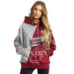 personalized umass minutemen abstract shape red hoodie best selling