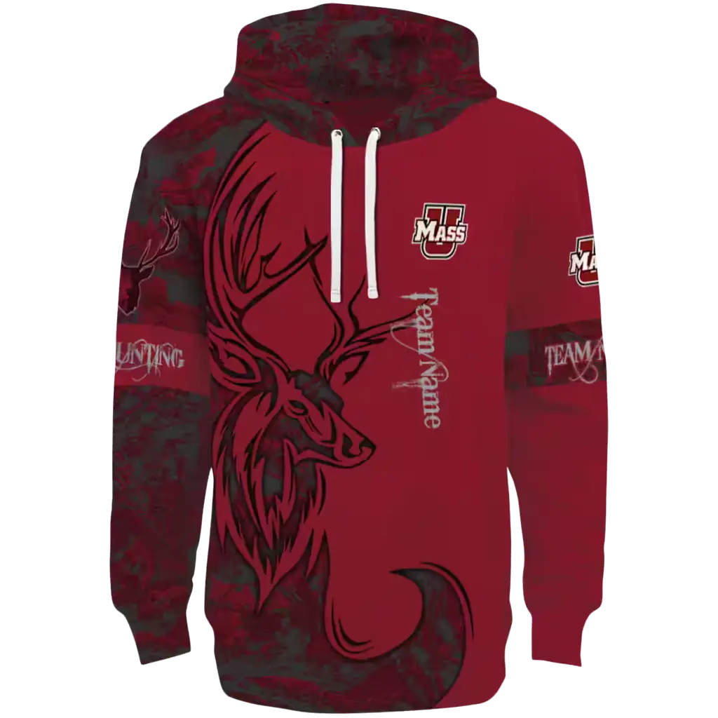 personalized umass minutemen deer silhouette red hoodie best selling personalized umass minutemen deer silhouette red hoodie best selling