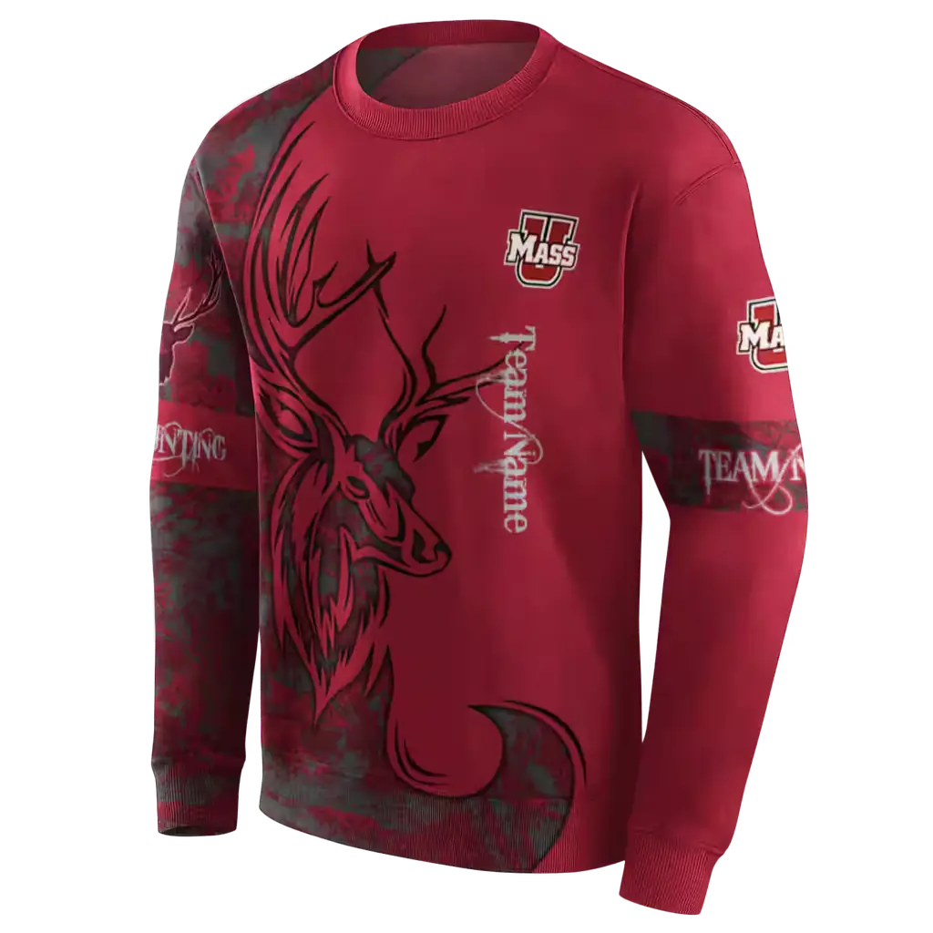 personalized umass minutemen deer silhouette red hoodie new arrival personalized umass minutemen deer silhouette red hoodie new arrival
