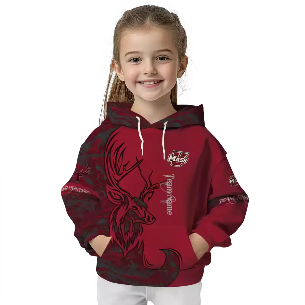 personalized umass minutemen deer silhouette red hoodie top rated personalized umass minutemen deer silhouette red hoodie top rated