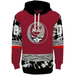 personalized umass minutemen grateful vibes red hoodie best selling