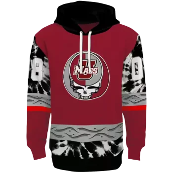 personalized umass minutemen grateful vibes red hoodie best selling