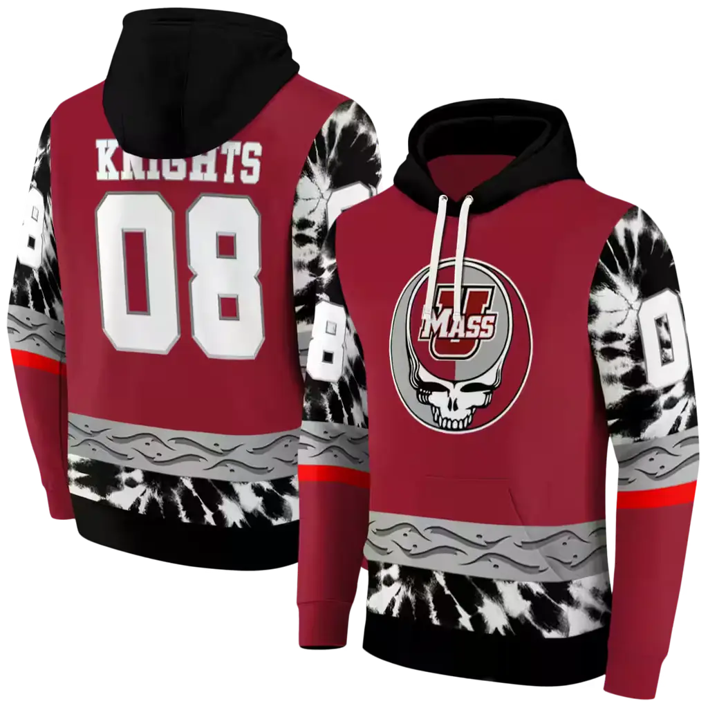 personalized umass minutemen grateful vibes red hoodie fashion forward personalized umass minutemen grateful vibes red hoodie fashion forward