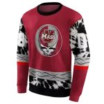 personalized umass minutemen grateful vibes red hoodie best selling