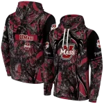 personalized umass minutemen hunting theme red black hoodie best selling