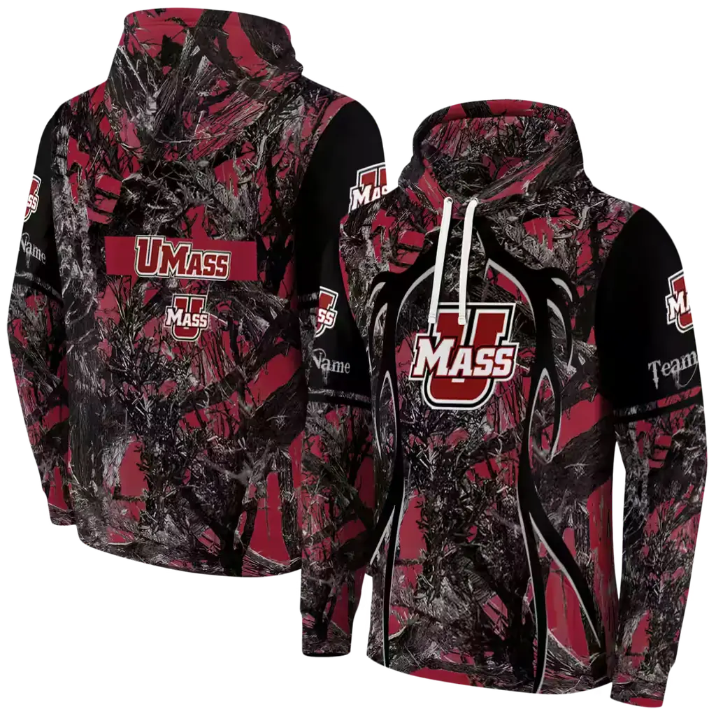 personalized umass minutemen hunting theme red black hoodie fashion forward personalized umass minutemen hunting theme red black hoodie fashion forward