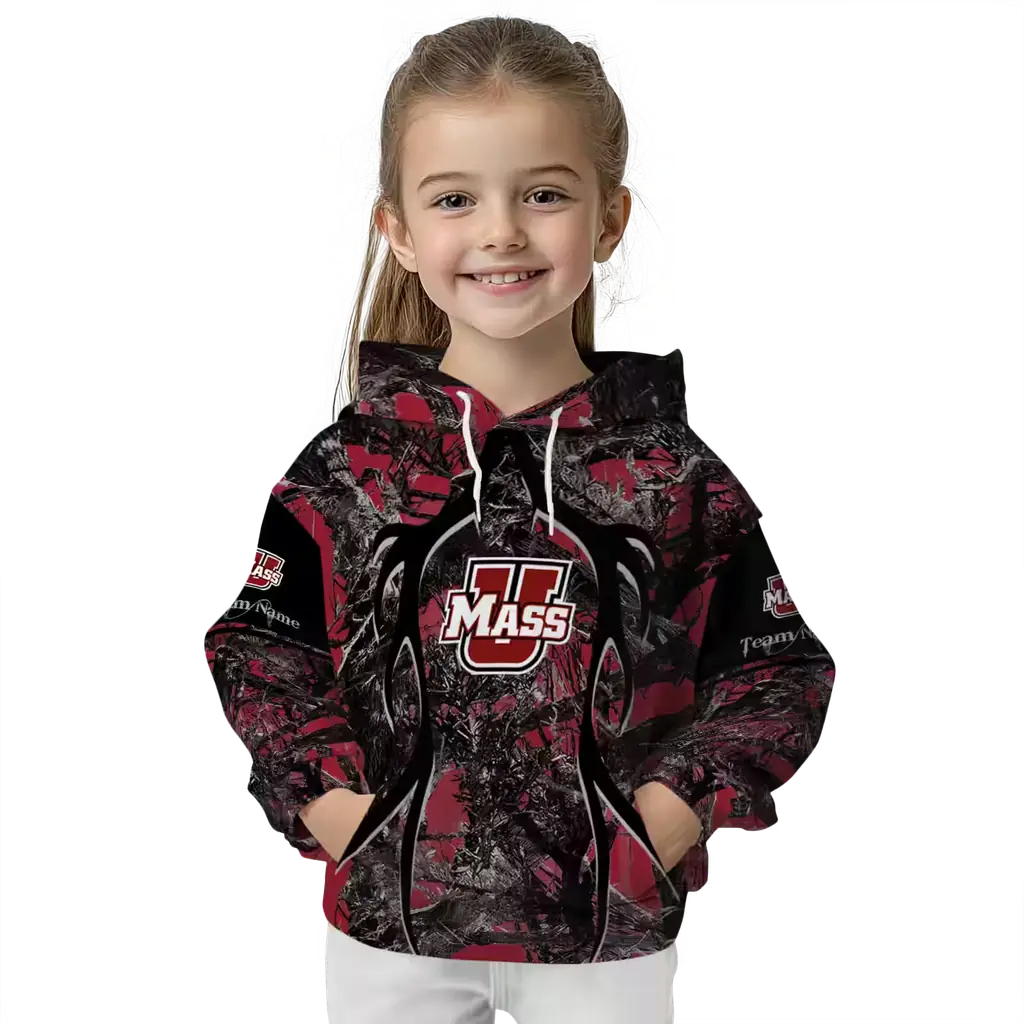 personalized umass minutemen hunting theme red black hoodie top rated personalized umass minutemen hunting theme red black hoodie top rated