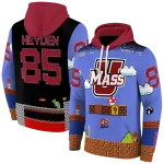 personalized umass minutemen mario blue black hoodie best selling