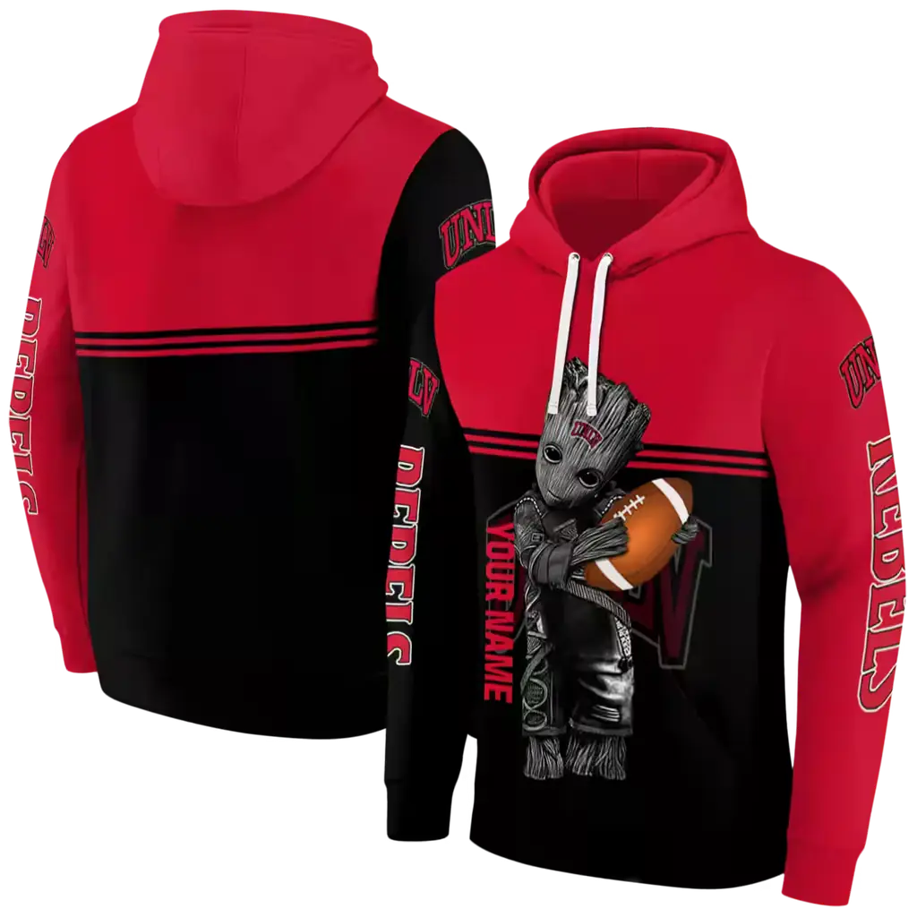 personalized unlv rebels baby groot red black hoodie fashion forward personalized unlv rebels baby groot red black hoodie fashion forward