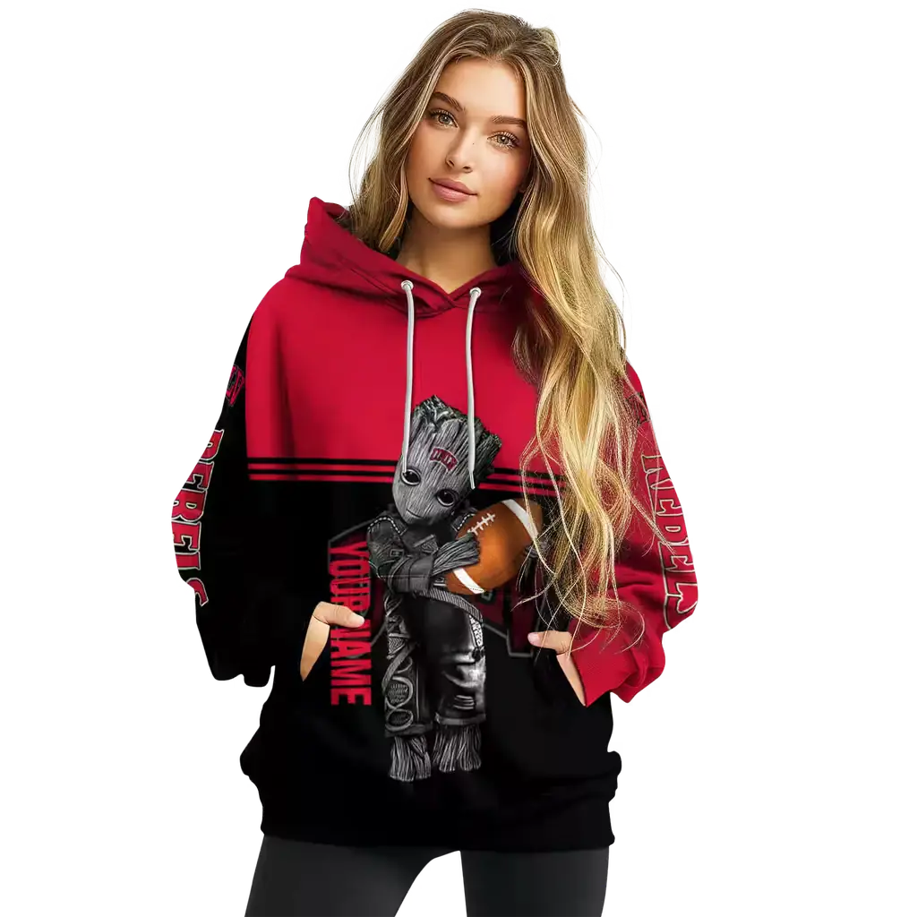 personalized unlv rebels baby groot red black hoodie high quality personalized unlv rebels baby groot red black hoodie high quality