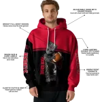 personalized unlv rebels baby groot red black hoodie best selling
