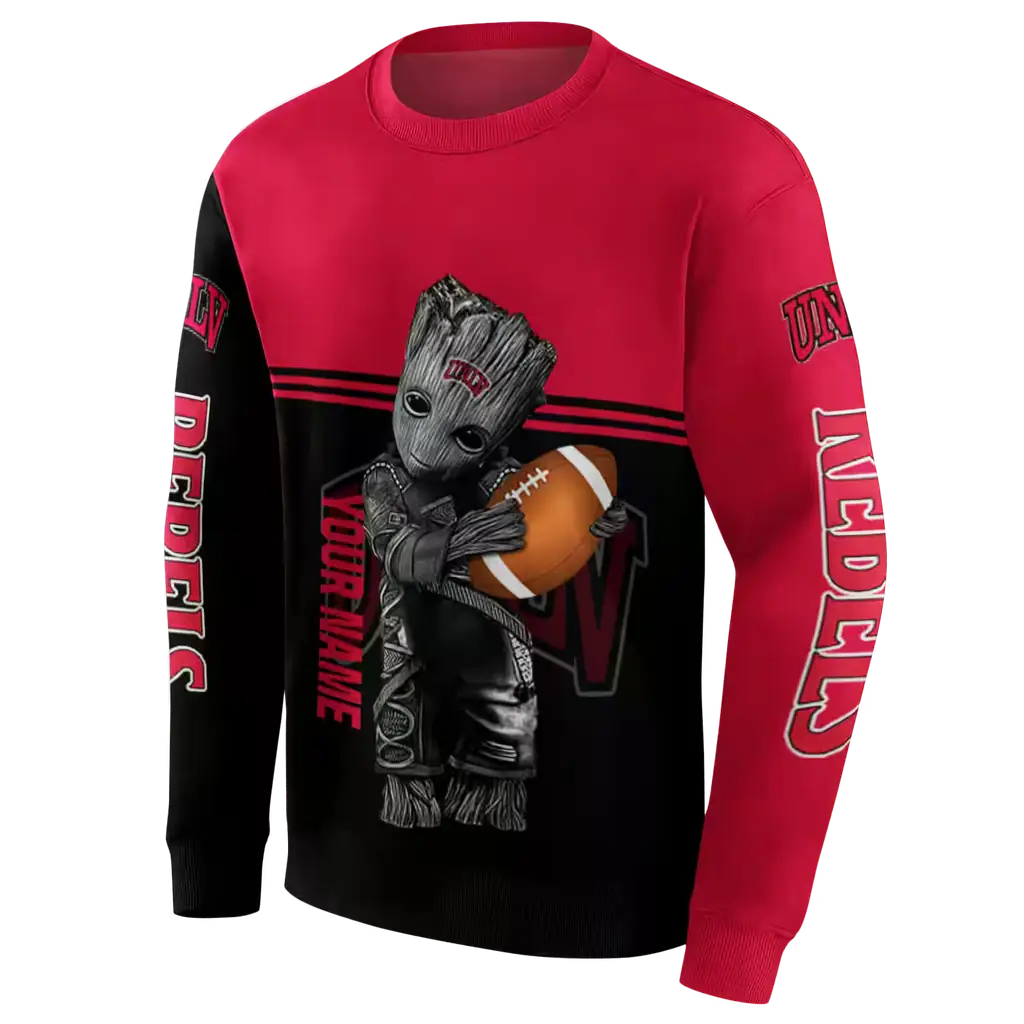 personalized unlv rebels baby groot red black hoodie new arrival personalized unlv rebels baby groot red black hoodie new arrival
