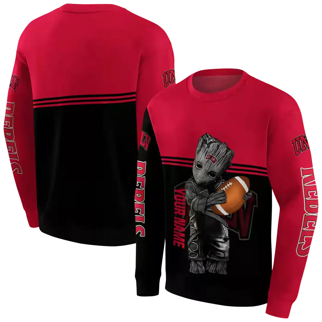 personalized unlv rebels baby groot red black hoodie premium grade personalized unlv rebels baby groot red black hoodie premium grade