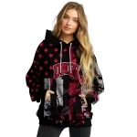 personalized unlv rebels distressed flag red black hoodie best selling