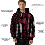 personalized unlv rebels distressed flag red black hoodie best selling