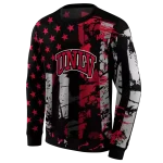 personalized unlv rebels distressed flag red black hoodie best selling