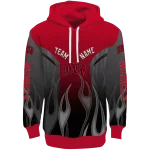personalized unlv rebels flame design red hoodie best selling
