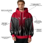 personalized unlv rebels flame design red hoodie best selling