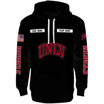 personalized unlv rebels punisher skull black hoodie best selling