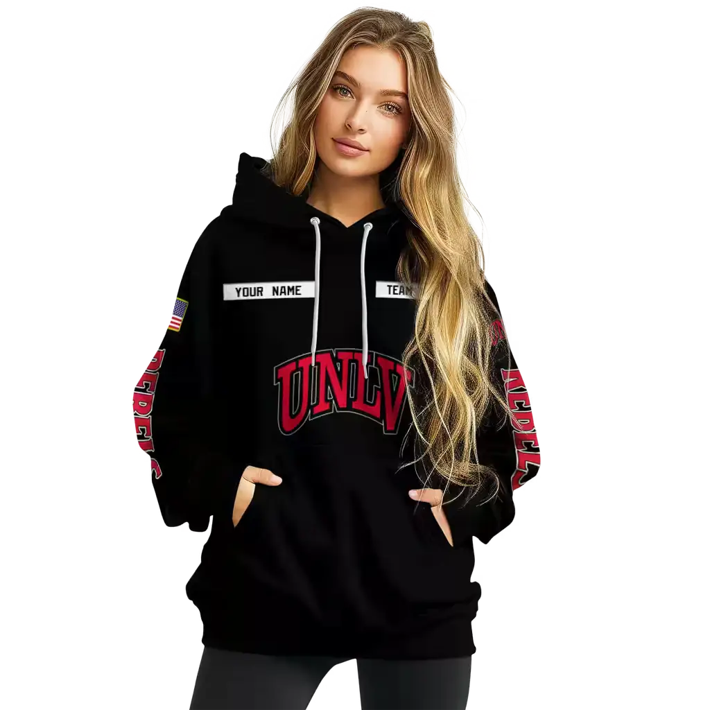 personalized unlv rebels punisher skull black hoodie high quality personalized unlv rebels punisher skull black hoodie high quality