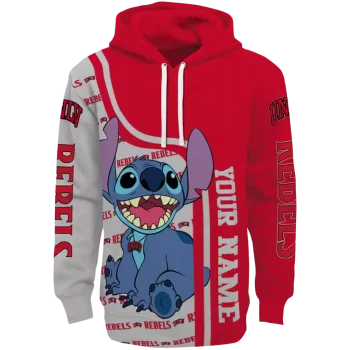 personalized unlv rebels stitch red hoodie best selling