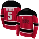 personalized unlv rebels striped pattern red hoodie best selling