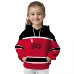 personalized unlv rebels striped pattern red hoodie best selling