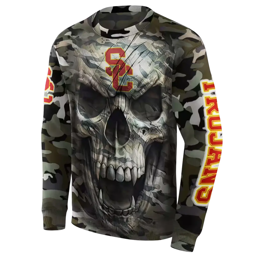 personalized usc trojans camo skull hoodie new arrival personalized usc trojans camo skull hoodie new arrival