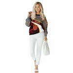 personalized usc trojans hexagonal mesh red black gray hoodie best selling