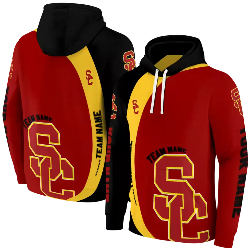 personalized usc trojans minimalist design red black hoodie fashion forward personalized usc trojans minimalist design red black hoodie fashion forward