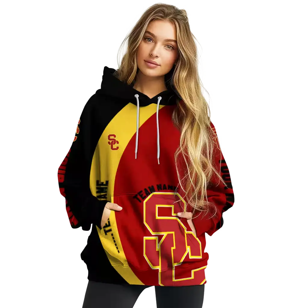 personalized usc trojans minimalist design red black hoodie high quality personalized usc trojans minimalist design red black hoodie high quality