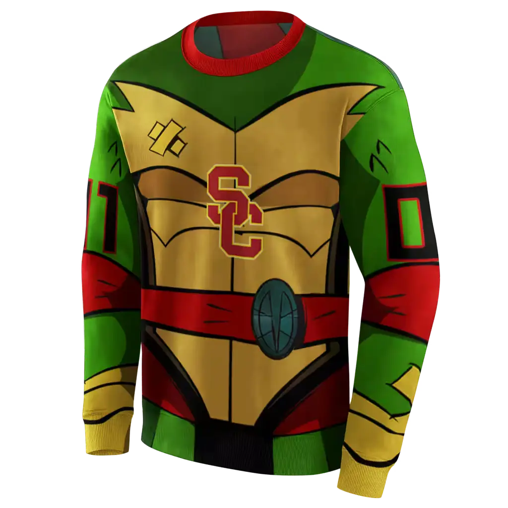 personalized usc trojans superhero armor red green hoodie new arrival personalized usc trojans superhero armor red green hoodie new arrival