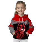 personalized utah utes grim reaper red black hoodie best selling