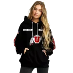 personalized utah utes punisher skull black hoodie best selling