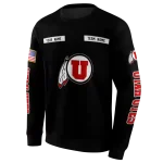 personalized utah utes punisher skull black hoodie best selling