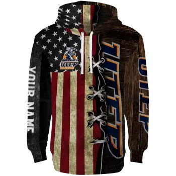 personalized utep miners american pride hoodie best selling