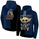 personalized utep miners baby yoda blue black hoodie best selling