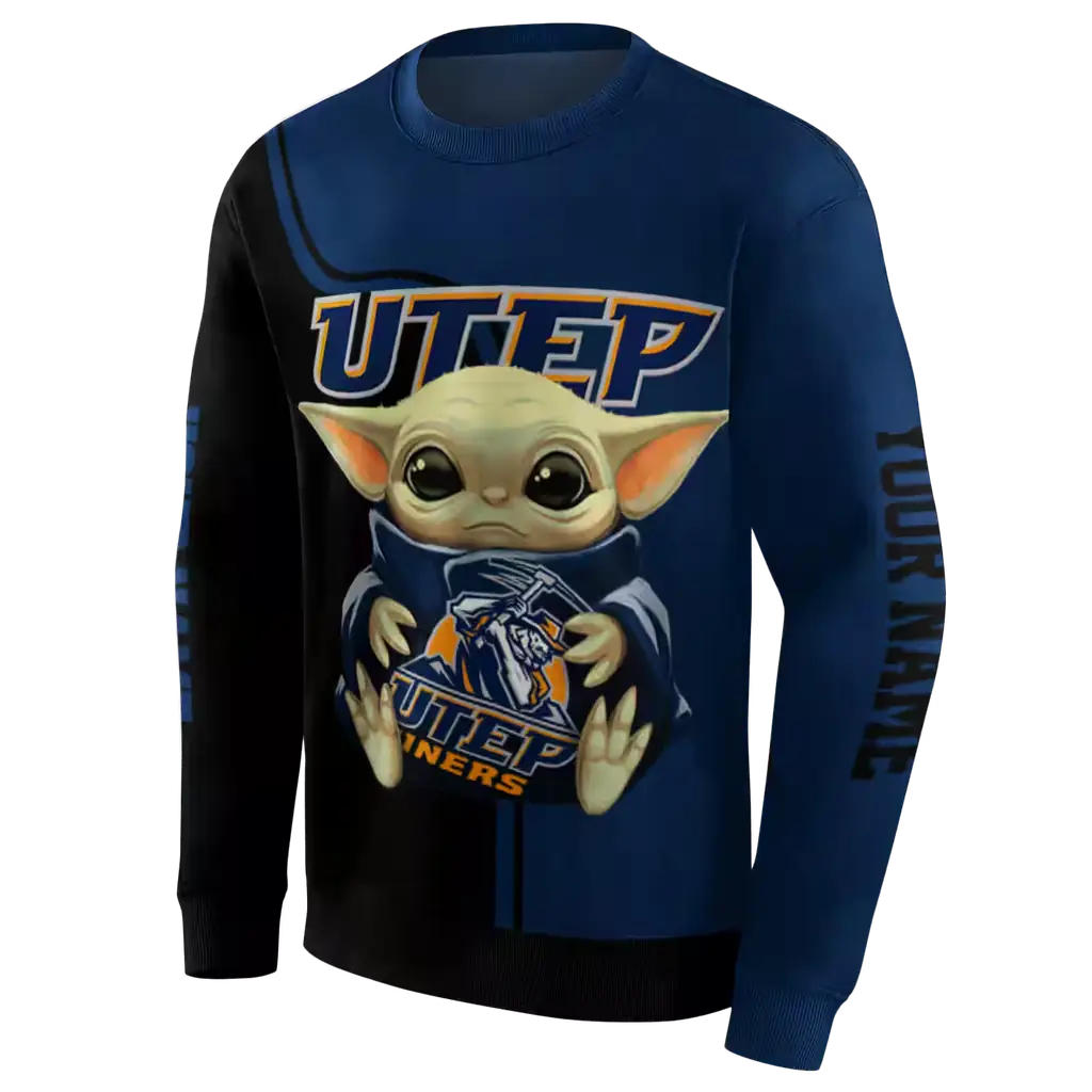 personalized utep miners baby yoda blue black hoodie new arrival personalized utep miners baby yoda blue black hoodie new arrival